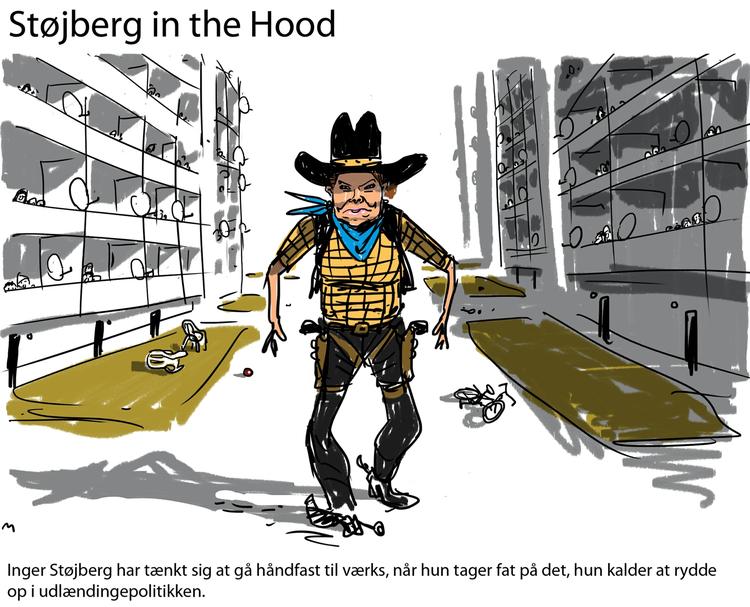 Tegning. Mette Dreyer. 