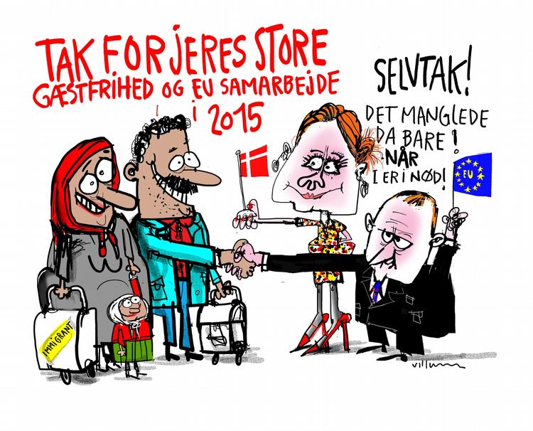 Tegning. Jørn Villumsen 