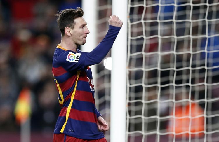 Scoring. Lionel Messi scorede på straffesparket, efter at Bilbao havde skiftet Iago Herrerin ind i målet 