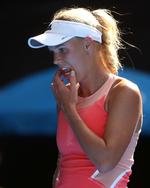 ude. Caroline Wozniacki fik den værst tænkelige start på Grand Slam-sæsonen. 