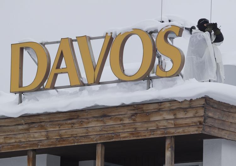 Udsyn. Toplederne mødes i Davos under store sikkerhedsforanstaltninger. 