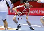 Utilfreds. Mikkel Hansen er ikke tilfreds med holdets eller sit eget spil indtil videre ved EM i Polen. På billedet ses stjernespilleren i aktion mod Rusland i den første gruppekamp, der bød på en 31-25-sejr over Rusland. 