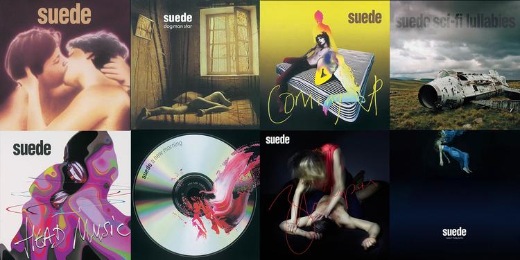 Diskografi. Siden Suedes debutalbum i 1993 har Politiken anmeldt stort set alle albums. Stort set altid med store roser til følge. Illustration: Christine Vierø 