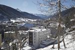 Udsigt. Det er i den schweiziske bjergby Davos, at verdens ledere mødes til World Economic Forum. 