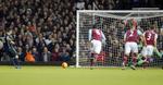 Målrigt. Der blev scoret i alt fire gange i premier league-opgøret mellem West Ham og Mancester City lørdag aften. 