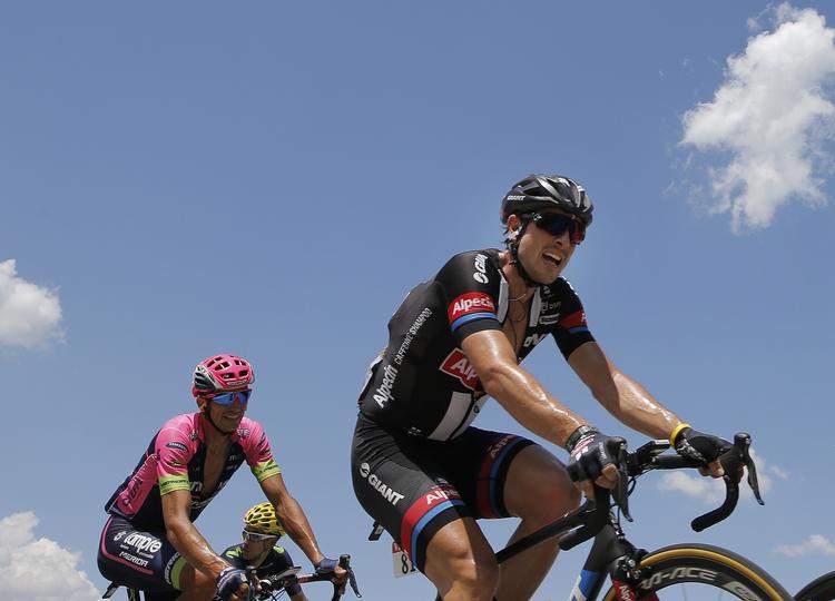 Uheld. Tyske John Degenkolb er blandt de tilskadekomne i en trafikulykke lørdag. Arkivfoto. 