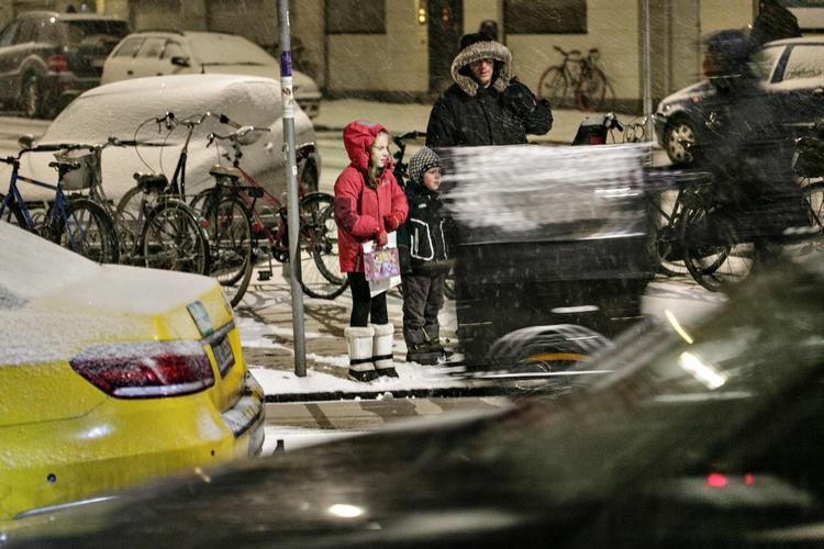 Klima. Selvom 2015 var det varmeste år nogensinde observeret, vil vi i Dnamark stadig kunne opleve isvinter. Her et billede fra København tidligere i januar. 