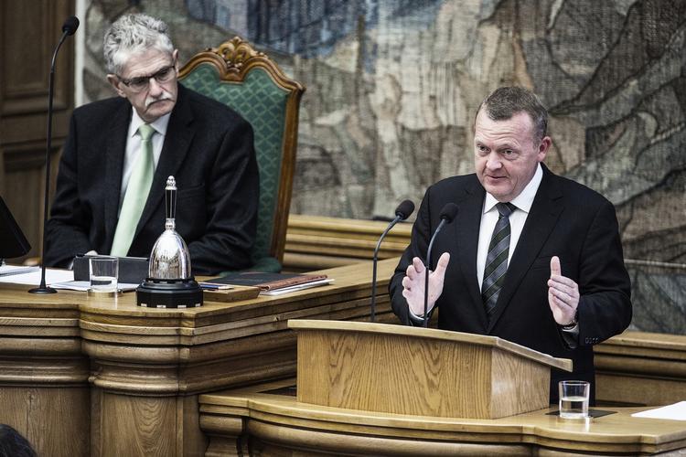 Kritik. Mogens Lykketoft kaldte statsminister Lars Løkke Rasmussen for »en lille svindler« i en tale til sin egen 70-års fødselsdag tidligere på året. Billedet her fra Folketingets åbningsdebat i 2014, hvor Lykketoft stadig var formand for Folketinget. 