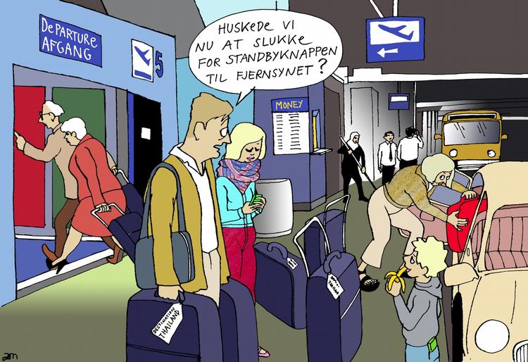 Tegning. Anne-Marie Steen Petersen 