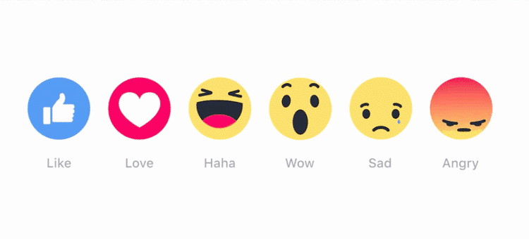 SYMPATI. Nu kommer de endelig. Facebook ruller i løbet af de næste få uger de såkaldte 'Reactions' ud til brugerne, så de kan mere end blot 'Synes godt om' noget (Foto: Facebook). 