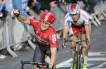 Spurtkanon. André Greipel indledte sæsonen med en sejr på Mallorca i dag. Her ses han ved en etapesejr ved sidste års Tour de France. 