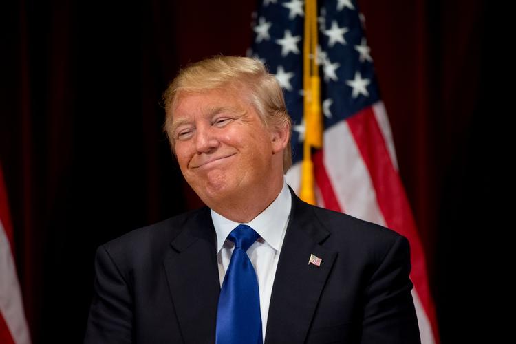 Soloshow. I nat behøvede Donald Trump ikke at være nervøs for kritiske spørgsmål. 