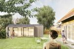 Model. Sådan kan en Venligbolig i din baghave komme til at se ud. Illustrationen er lavet af kronikørerne. 