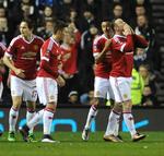 Optur. Wayne Rooney er i topform for tiden. I aften scorede den engelske landsholdsangriber i FA Cuppen mod Derby. Manchester United vandt 3-1. 