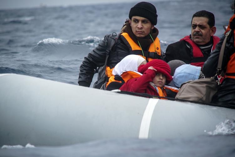 Ankomst. I fredags ankom en båd med flygtninge og migranter til den græske ø Lesbos. 