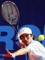 Fixet.  Argentineren Martin Vasallo Arguello under den kamp i 2007,hvor han overraskende vandt, efter at der var spillet massivt på netop det resultat. 
