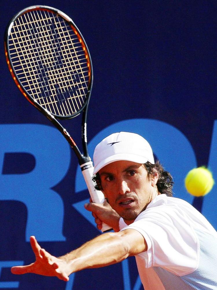 Fixet.  Argentineren Martin Vasallo Arguello under den kamp i 2007,hvor han overraskende vandt, efter at der var spillet massivt på netop det resultat. 