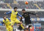 sejrsstime. Juventus' Alvaro Morata (th) scorede to gange i dagens kamp mod Chievo. 