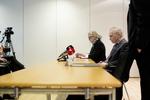 Økonomi. Michael Kjær,  administrerede direktør i F Group A/S, som ejer Fona, holdt pressemøde om Fonas betalingsstandsning i dag. 
