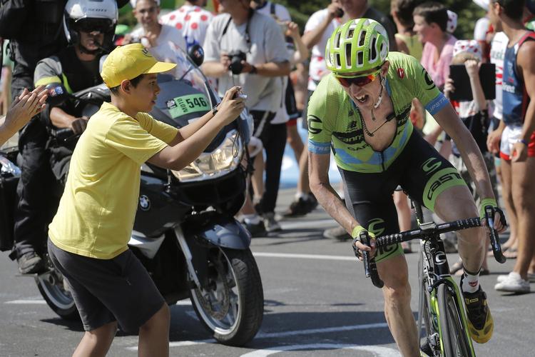 FORMSTÆRK. Irske Dan Martin viser styrke i Vuelta Valenciana, hvor han har vundet kongeetapen. 