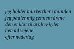 digt Maria Gerhardt 5 linier