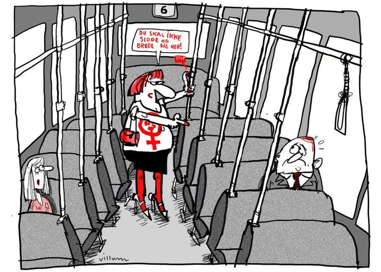 Tegning. Jørn Villumsen 