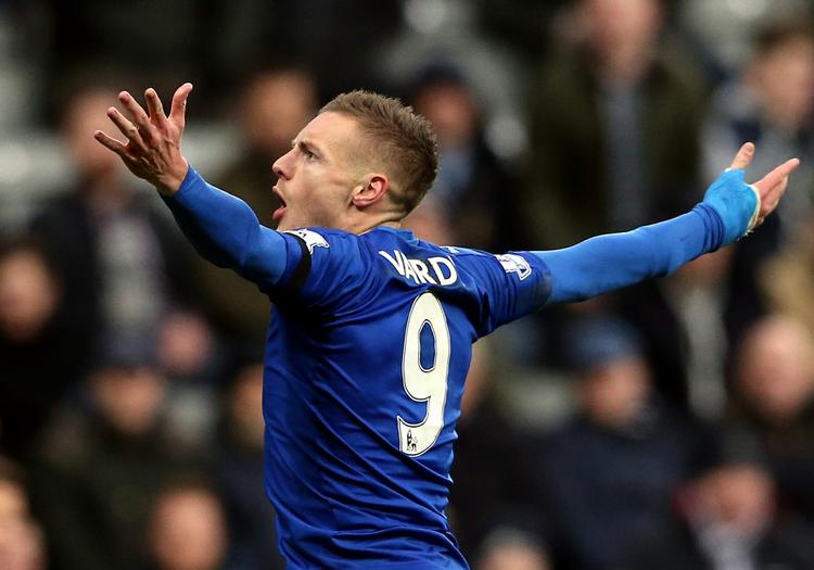 etter. Jamie Vardy er nummer 1 på topscorerlisten i Premier League med 18 fuldtræffere. 