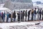 KØ. Migranter venter i kø ved grænsen mellem Østrig og Tyskland. 