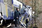 Ulykken skete på et såkaldt enkeltspor, hvor togene må køre 120 kilometer i timen, oplyser Deutsche Bahn. 