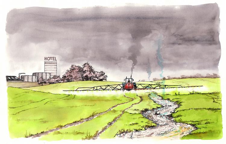 Tegning. Roald Als 