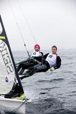 OL-KLAR. Med Anders Thomsen (forrest) som ny gast er Jonas Warrer klar til sin anden OL-deltagelse. Den første gav guld. 