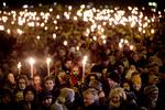 Mindehøjtidelighed. Sidste år var lys også en vigtig del af markeringen, da tusindvis af københavnere samlede sig foran Krudttønden på Østerbro, dagen efter terroranslagene. 