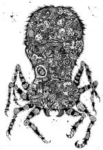 Fordybelse. Julie Nords 'Common House Spider' er et fantasidyr bygget op af sære detaljer, som man kan gå på opdagelse i. 