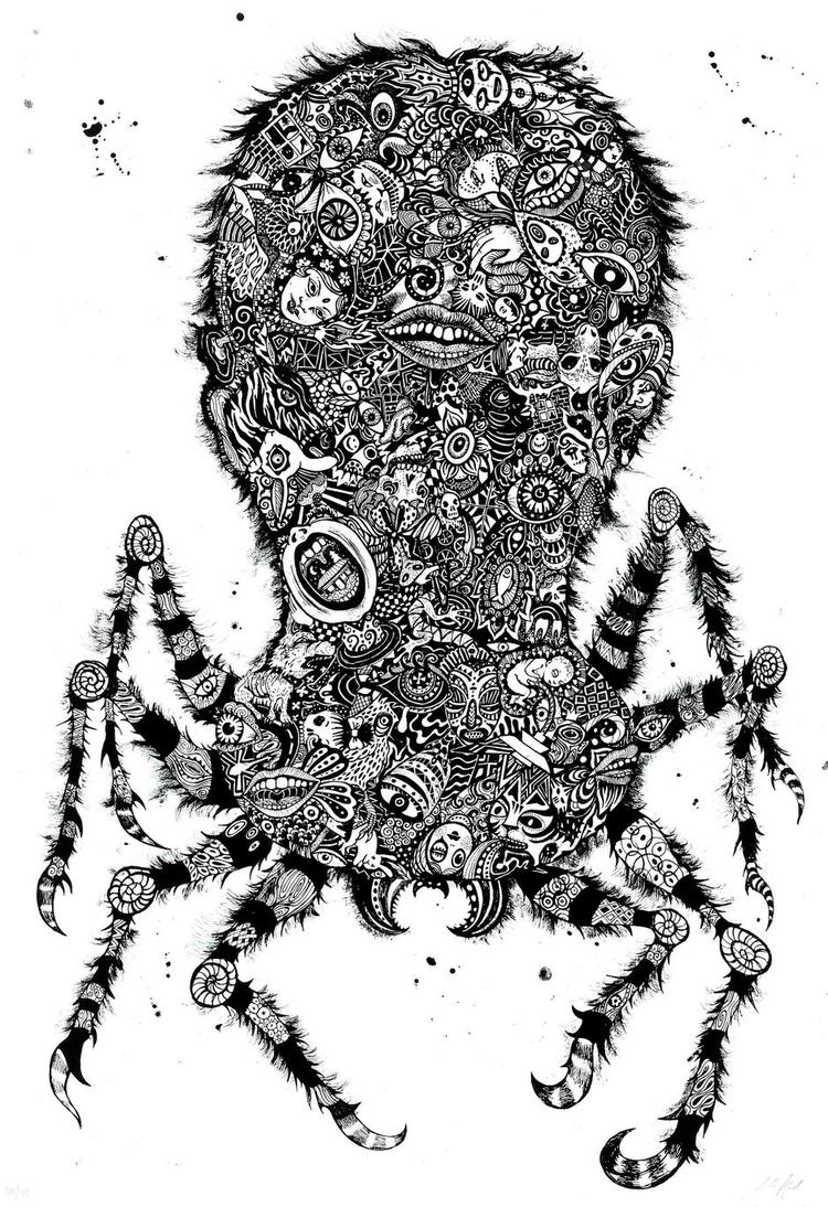 Fordybelse. Julie Nords 'Common House Spider' er et fantasidyr bygget op af sære detaljer, som man kan gå på opdagelse i. 