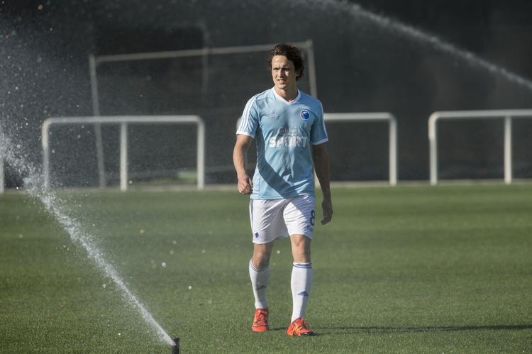 Tilfreds. Thomas Delaney kan lide det pres, der er på FCK og på ham som holdets anfører. 