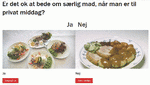 0 afstemning særlig mad