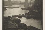Tower Bridge i London, fotograferet i 1910. 
