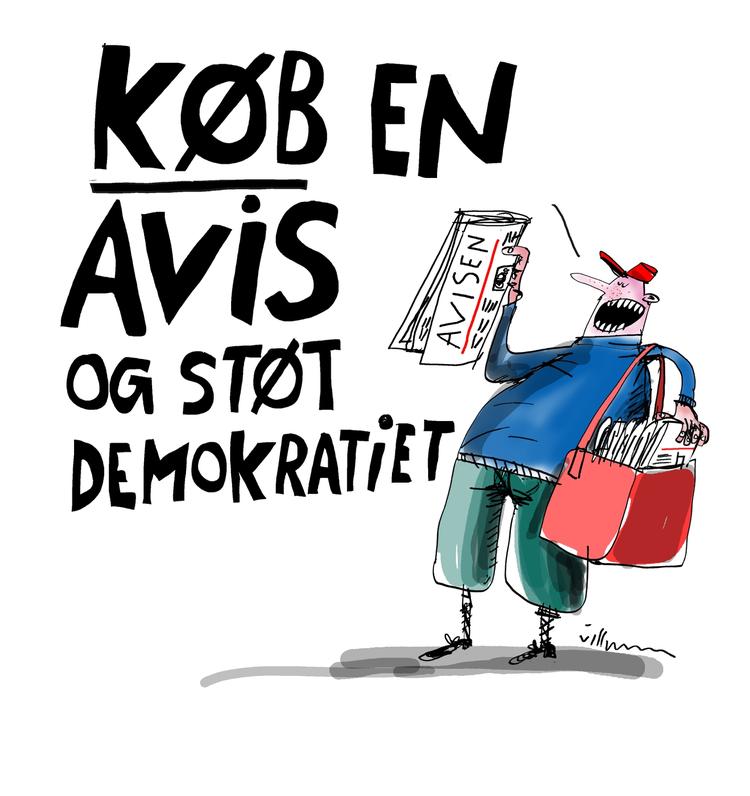 Tegning. Jørn Villumsen 