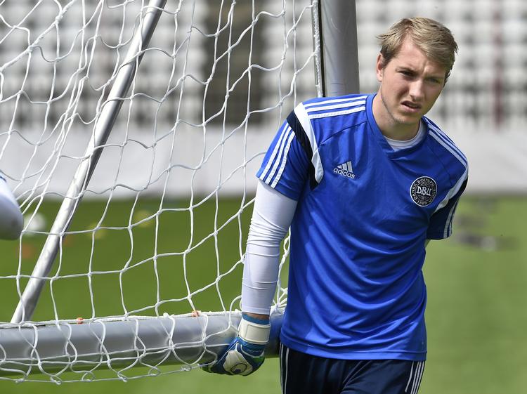 SKIFTE. U21-landsholdsmålmanden Jakob Busk er en af de danskere, der har skiftet fra den ene udelandske klub til den anden efter en udlejning fra FC København til Sandefjord og nu er permanent kontrakt i Union Berlin. 
