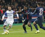 homofobi. PSG's Serge Aurier (midt) har dummet sig gevaldigt under en live-chat - og det er tvivlsomt om den franske storklub kan bruge spilleren igen. 