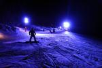 SÆRT. Der er stille og der er smukt, når det blå skær rammer pisten i Åre i Sverige hver mandag og fredag. 