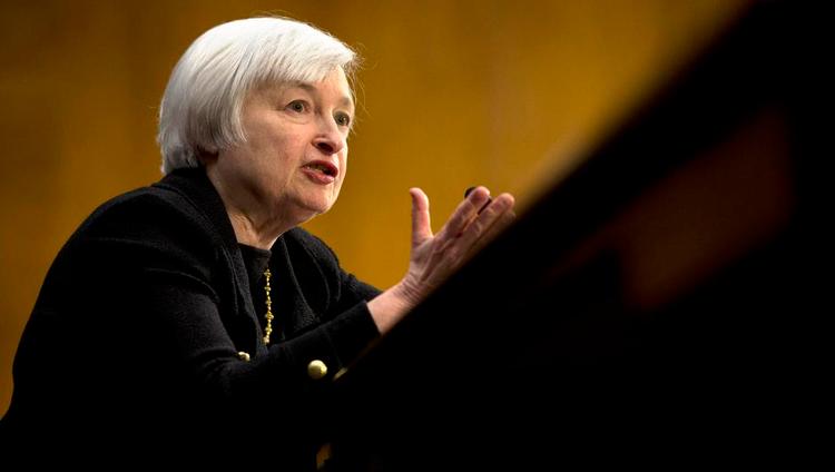 rente. Janet Yellen, chef for den amerikanske centralbank, 'ser på' negative renter. 