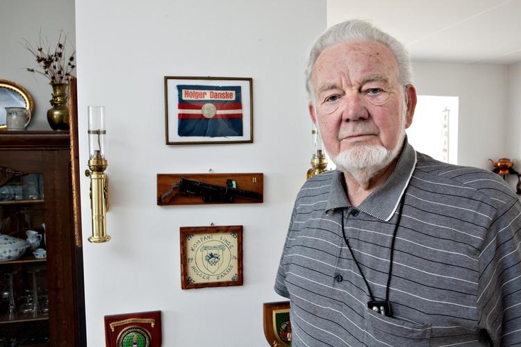 MODSTANDSKRAFT. På trods af det farlige job i modstandsbevægelsen slap 'Foss' helskindet igennem krigen og Besættelsen. Han blev 93 år. 