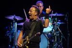 Bossen. Bruce Springsteen gæstede Danmark sidste gang i 2013, da han gav to koncerter - her er det den ene i Parken. 