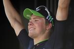 VINDER. Norske Edvald Boasson Hagen ved, hvordan man runder en god etape af. Det beviser han også i Tour of Oman. 
