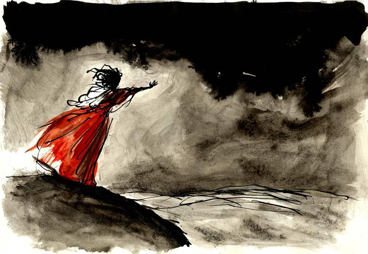 Tegning. Mette Dreyer 