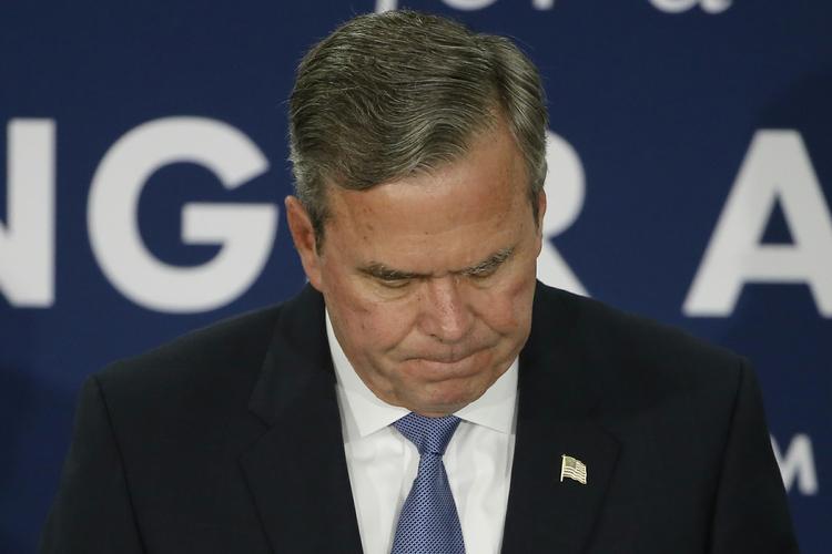 Exit. Til sidste troede Jeb Bush heller ikke længere på sig selv. 