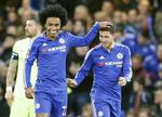 Klasse. Eden Hazard  (th) har i perioder i denne sæson været udskældt, men i dag beviste han klassen. 