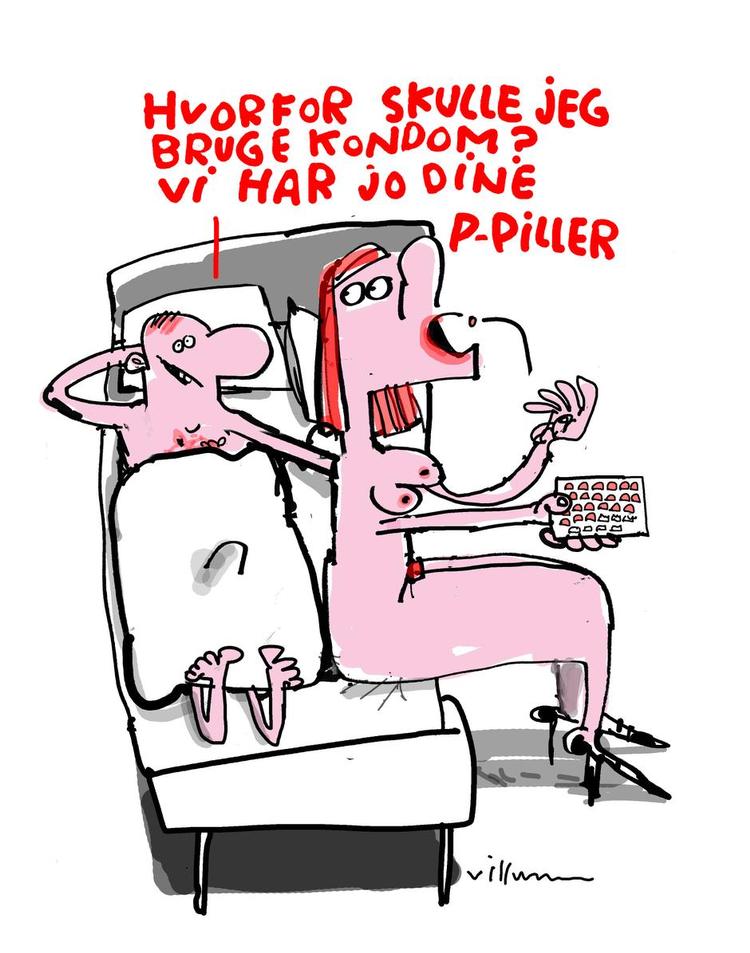 Tegning. Jørn Villumsen 