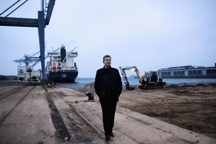 NORDHAVN. Overborgmester i Københavns Kommune, Frank Jensen (S), frygter, at plan om 1.000 almene lejeboliger på Levantkaj i Nordhavn blandt andet går i vasken, hvis regeringen ændrer lov om almene boliger i planloven (Arkiv). 